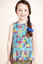 Autograph Pure Cotton Floral Panelled Tunic