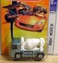 Mattel Matchbox 2007 MBX Metal 1:64 Scale Die Cast Car # 47 Metallic Light Blue MBX Cement Truck with White Mixer