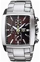 CASIO EDIFICE MEN'S CHRONOGRAPH CHRONO WATCH BROWN DIAL EF509D-5A