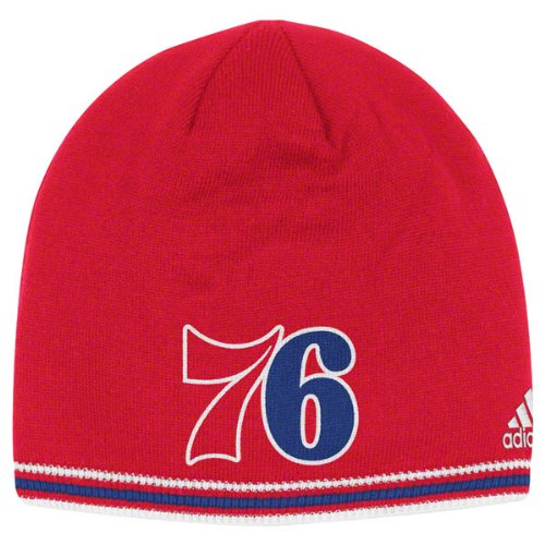 NBA Men's Authentic Team Knit Hat - Kf12Z, Philadelphia 76Ers, One Size