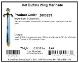 Review Excalibur  / Excalibur Hot Buffalo Wing Marinade, 5-Ounce Units (Pack of 12)