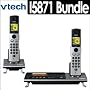 Vtech I5871 5.8 GHz Cordless Telephone Bundle With Additional Vtech I5808 Full Color Accessory Handset with Picture Caller ID