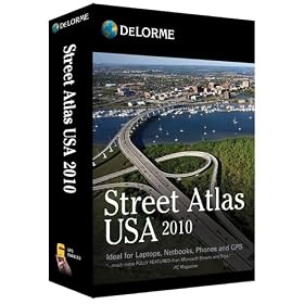 DeLorme Street Atlas USA 2010 by DeLorme US Software