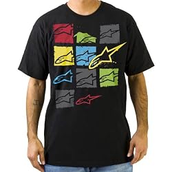Alpinestars Recheck Youth Boys Short-Sleeve Fashion Shirt - Black