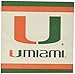 Mayflower Distributing Company 55109 20Count University Of Miami Lunch Napkin, Multicolor