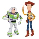 Sheriff Woody+ bester Freund Buzz Lightyear interaktiv deutsch Original Nachbau des Films
