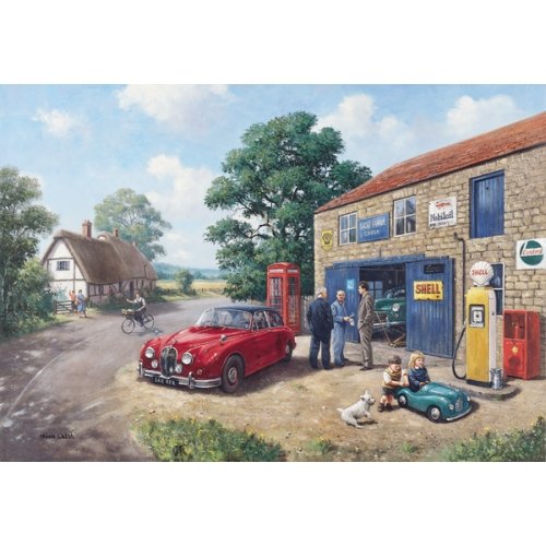 Bridge Garage Mk.II - Jaguar car (birthday card)