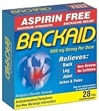 Backaid Maximum Strength Back Relief 28 ea