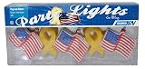 Camco Manufacturing, Inc. 42657 RV Party Lights Patriotic Yellow Ribbon and Flag