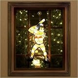Cleveland Indians 20" Double Sided Window Light-Up Player