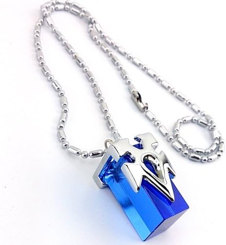 Sword Art Online sao Crystal Necklace -- Blue