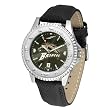 Western Michigan Broncos NCAA Anochrome "Competitor" Mens Watch (Poly/Leather Band)