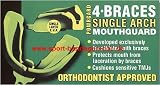 Powrgard 4-Braces Mouthguard, green