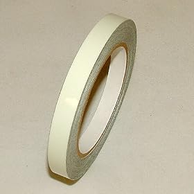 JVCC GLW-24 Ultra Premium Glow in the Dark Tape: 1/2 in. x 10 yds. (Luminescent Lime Green)