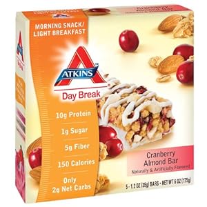 Atkins - Day Break Cranberry Almond Bar 5 bars