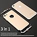 iPhone 7 Case, Roybens 3 in 1 Ultra Thin and Slim Hard Case Coated Non Slip Matte Surface with Electroplate Frame for Apple iPhone 7 (4.7