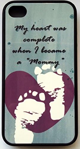 My Heart Was Complete When I Became a Mom iphone 4 & 4s flexible hard shell case