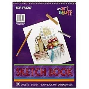 Top-Flight-Sketch-Book-Heavy-Back-Top-Wire-9-x-12-Inches-30-Sheets-63201-