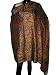 Black Orange Paisely India Pashmina Shawl Cashmere Wrap Throw 76"x28"