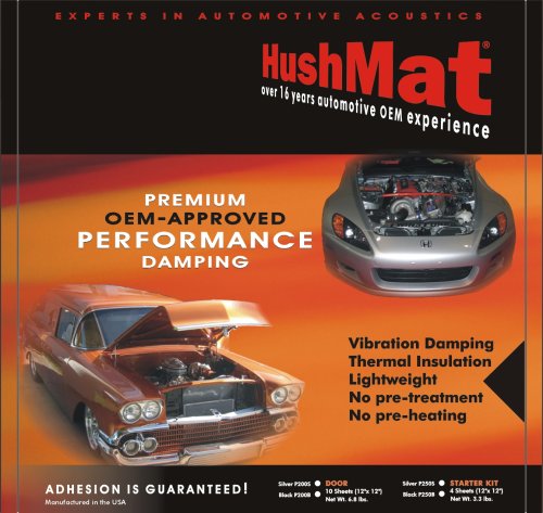 HushMat PF250S Ultra Silver Foil Starter Kit - 4 sheets