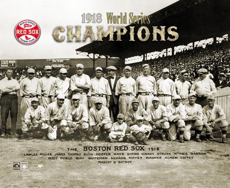 Boston Red Sox - 1918 World Series Champions - MLB Color 8x10 Photo