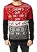 Ugly Christmas Sweater Men's Snow's Out Ho's Out Pullover Sweater