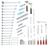 Wright Tool 194 Service Metric Set with Three Drawer Chest, 123-Piece