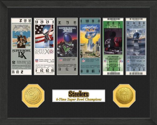 Highland Mint Pittsburgh Steelers Super Bowl Champions Ticket Collection