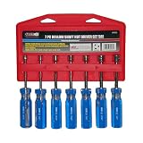 Grip 69058 7-Piece Hollow Shaft Nut Driver Set (Metric)