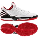 Adidas Rose 2.5 Basketballschuh Herren Farbe: weiß/schwarz/rot, Größe: 48