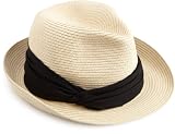 Eugenia Kim Womens Darcy Paper Braid Fedora Hat