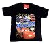 Disney Pixar's Cars Movie T-Shirt; Licensed Disney's Cars Toddlers Size Navy Blue Shirt 2T, 3T, & 4T Team Lightning McQueen (Great Gift Idea for Boys)