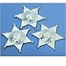 Silver Sheriff Badges (12 count)