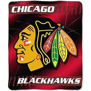 Chicago Blackhawks 50x60 Face-Off Micro Raschel Throw