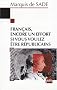 Fran�ais, encore un effort si vous voulez �tre r�publicains