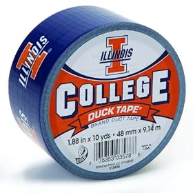 Duck Brand 240059 1.88-Inch x 10 -Yard University of Illinois College Logo Duck Tape