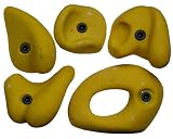 Fiberglass Climbing Rocks Yellow Stones Wall Face [Toy]