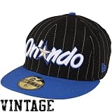NBA New Era Orlando Magic 59Fifty Pin Script Fitted Hat - Black (7 5/8)