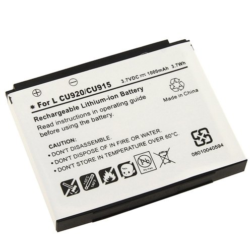 NEW BATTERY FOR LG LGIP-580A CU915 CU920 VU RENOIR