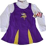 Minnesota Vikings NFL Youth Long Sleeve Cheerleader Halloween Costume 14 L by Puma