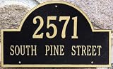 Arch Marker - personalized plaque One Line Arch Marker - Estate Lawn 23.75 x 14