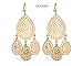 Girl Era Womens Gorgeous Multilayer Filigree Earrings Drop Hoop Earrings