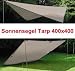 10T Sonnensegel TARP II, beige, 400x400 cm
