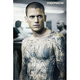 Posters: Prison Break Poster - Tattoo (36 x 24 inches)