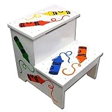 Crayon Storage Stepstool by LC Creations