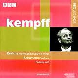 Brahms - Piano Sonata in F minor; Schumann - Fantasie in C