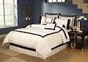 7Pcs Queen Hotel Tranquil Duvet Cover Set Chocolate