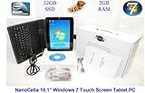 10.1" Windows 7 Tablet PC - Touch Screen - 32GB SSD - 1.66GHz Intel Atom N4 ....