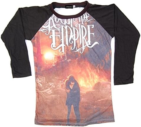 Punkpassion Women's Crown the empire the fallout White Baseball Raglan T-Shirt Small