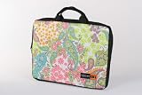 Thirteen SINCE PC-BAG 15インチサイズ パソコンバック （ポリエステルタイプ）ペイズリーフラワーホワイト/ノートパソコンバック PCアクセサリー パソコン保護ケース MacBook